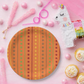 Thanksgiving Decoration Autumn Fall Pattern Papieren Bordje (Feest)