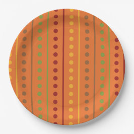 Thanksgiving Decoration Autumn Fall Pattern Papieren Bordje