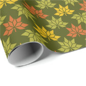 Thanksgiving Delight - Fall Leaves Pattern Cadeaupapier (Rol Hoek)