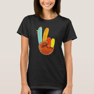 Thanksgiving deorteert Turkije met dankbaarheid T-shirt