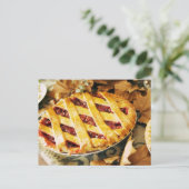 Thanksgiving Dessert Feestdagenkaart (Staand voorkant)