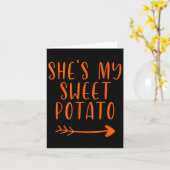 Thanksgiving die overeenkomt met een paar is mijn  kaart (Gele Bloem)