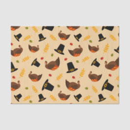 Thanksgiving Dierenteeltwelk voor de feestdag Tissuepapier