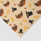 Thanksgiving Dierenteeltwelk voor de feestdag Tissuepapier (Detail)