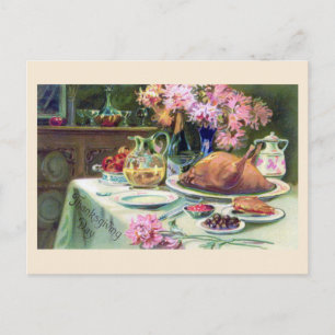 "Thanksgiving diner"  Briefkaart