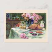 "Thanksgiving Diner"  Briefkaart (Voorkant)