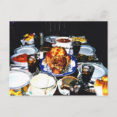 Thanksgiving, diner, Briefkaart (Voorkant)