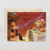 Thanksgiving Diner  Briefkaart (Voorkant / Achterkant)