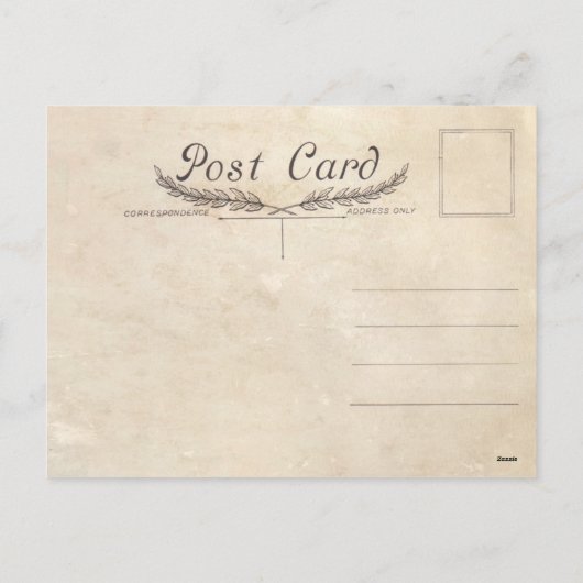 Thanksgiving Diner Briefkaart (Achterkant)