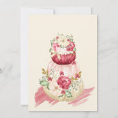 Thanksgiving Diner Cranberry Ivoor Gold Kaart (Achterkant)