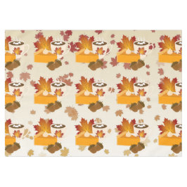 Thanksgiving Diner Cuisine Pompoentaart Hete Cacao Tafelkleed