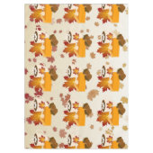 Thanksgiving Diner Cuisine Pompoentaart Hete Cacao Tafelkleed (Voorkant)