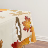 Thanksgiving Diner Cuisine Pompoentaart Hete Cacao Tafelkleed (Voorbeeld)