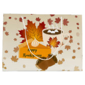 Thanksgiving Diner Cuisine Pompoentaart Hot Choco Groot Cadeauzakje (Achterkant)
