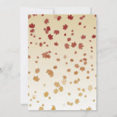 Thanksgiving Diner Cuisine Pompoentaart Hot Choco Kaart (Achterkant)