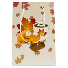 Thanksgiving Diner Cuisine Pompoentaart Hot Choco Medium Cadeauzakje