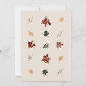 Thanksgiving diner, Friendsgiving, Laten we verzam Kaart (Achterkant)