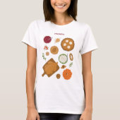 Thanksgiving diner in het najaar t-shirt (Voorkant)