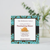 Thanksgiving-diner Kaart (Staand voorkant)