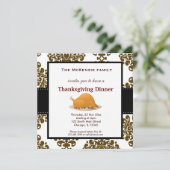 Thanksgiving-diner Kaart (Staand voorkant)