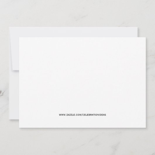 Thanksgiving-diner Kaart (Achterkant)