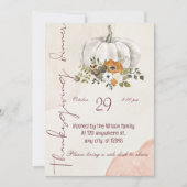 Thanksgiving Diner Laten we Bedankt geven Kaart (Voorkant)