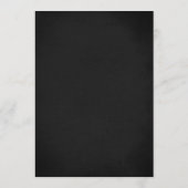 Thanksgiving Diner/Lunch/Ontbijt Bloemen Menu (Achterkant)