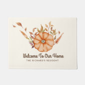 Thanksgiving Diner Nodig Boho Thema uit Deurmat (Voorkant)