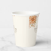 Thanksgiving Diner Nodig Boho Thema uit Papieren Bekers (Rechts)