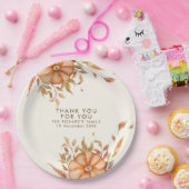 Thanksgiving Diner Nodig Boho Thema uit Papieren Bordje (Feest)