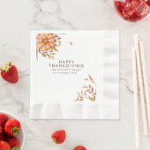 Thanksgiving Diner Nodig Boho Thema uit Servet (Insitu)