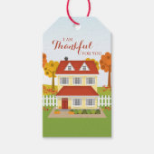 Thanksgiving Diner Open Huis Cadeaulabel (Voorkant)