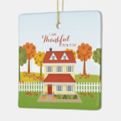 Thanksgiving Diner Open Huis Keramisch Ornament (Links)