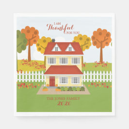 Thanksgiving Diner Open Huis Servetten