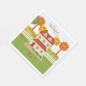 Thanksgiving Diner Open Huis Servetten (Hoek)