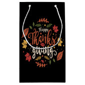 Thanksgiving Diner Party Familie Feestdagen gesche Klein Cadeauzakje (Achterkant)