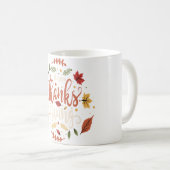 Thanksgiving Diner Party Familie Feestdagen gesche Koffiemok (Voorkant rechts)