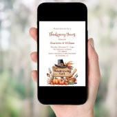 Thanksgiving Diner Pompoenen Boerderij Kaart