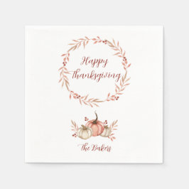 Thanksgiving Diner Servet Pompoen Spice