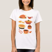 Thanksgiving diner t-shirt (Voorkant)