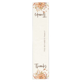 Thanksgiving Diner Uitnodiging Boho Thema Korte Tafelloper