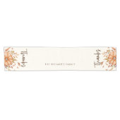 Thanksgiving Diner Uitnodiging Boho Thema Korte Tafelloper (Horizontaal)