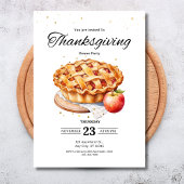 Thanksgiving Diner Uitnodiging, Laten we Bedankt g Kaart