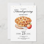 Thanksgiving Diner Uitnodiging, Laten we Bedankt g Kaart (Voorkant)