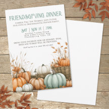 Thanksgiving Diner Vriendschapsfeest