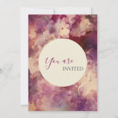 Thanksgiving Diner Waterverf Bloemen Custom Kaart (Achterkant)