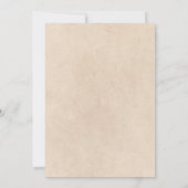 Thanksgiving Diner Waterverf Turkije Herfst Rustie Kaart (Achterkant)