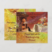 Thanksgiving-dinerfeest Kaart (Voorkant / Achterkant)