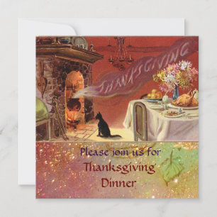 Thanksgiving-dinerfeest Kaart