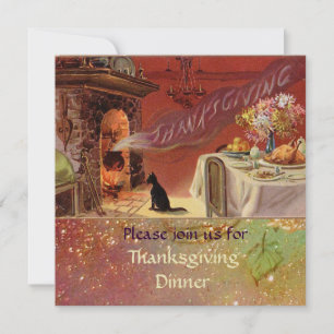 Thanksgiving-dinerfeest Kaart
